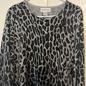 C.D. Daniels Animal Print Sweater